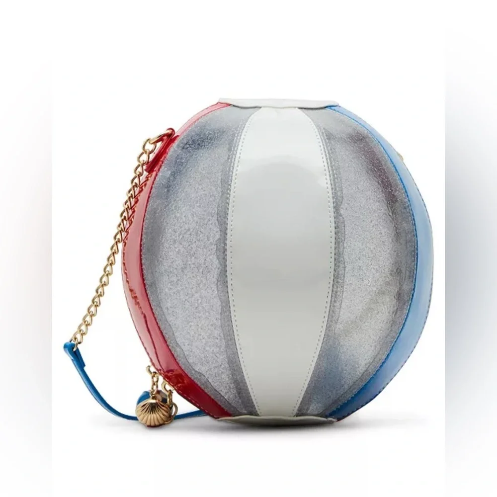 BETSEY JOHNSON KITSCH HAVIN A BALL AMERICAN FLAG CROSSBODY BAG - NWT